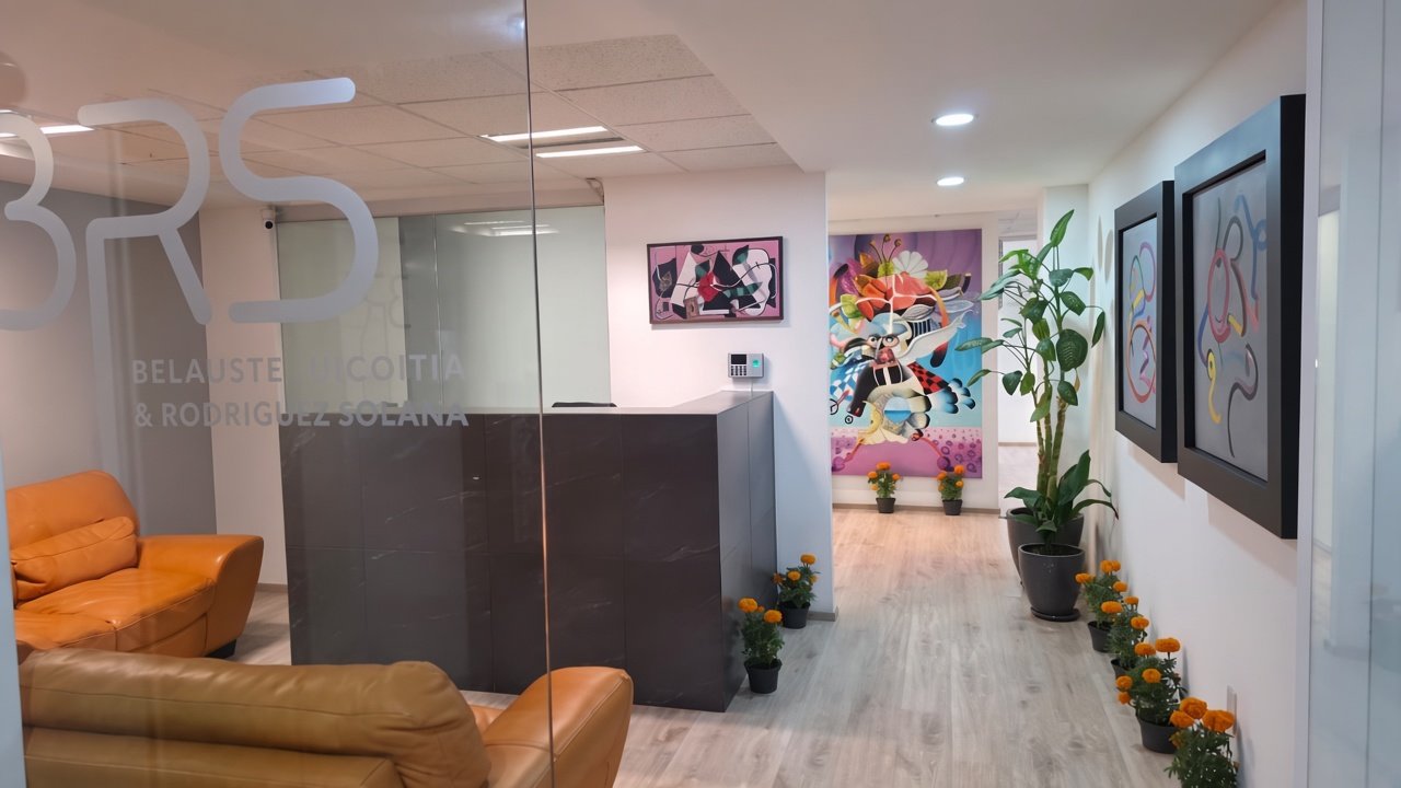 Recepción de las oficinas de BRS Legal en la Ciudad de México